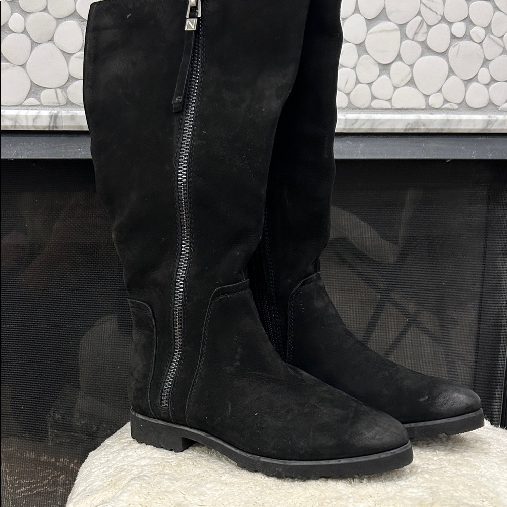 Naturalizer Black Over the Knee Boots